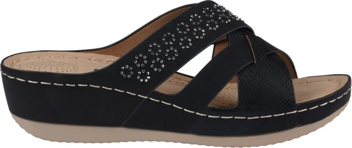 Gc Shoes Women's Soraya Strappy Wedge Sandals - Image 2