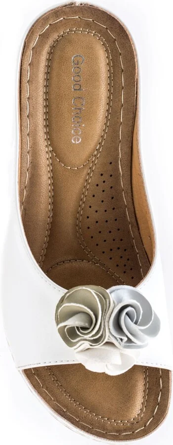 Gc Shoes Women's Sydney Rosette Wedge Sandals - Image 11