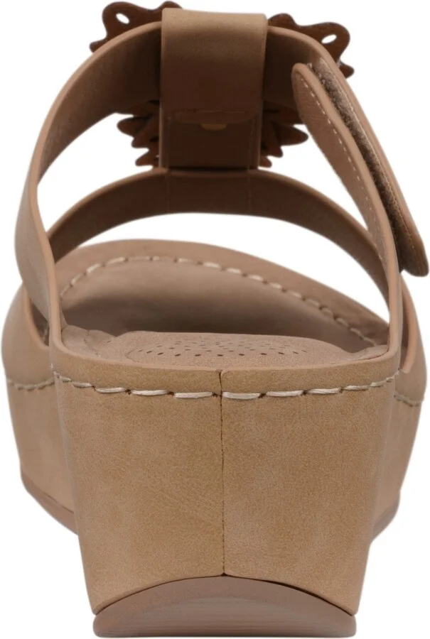 Gc Shoes Women's Talia Floral Wedge Sandals - Image 3
