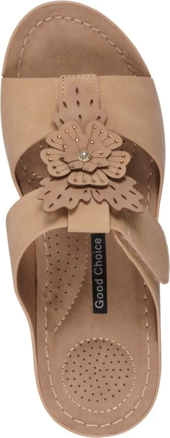 Gc Shoes Women's Talia Floral Wedge Sandals - Image 4
