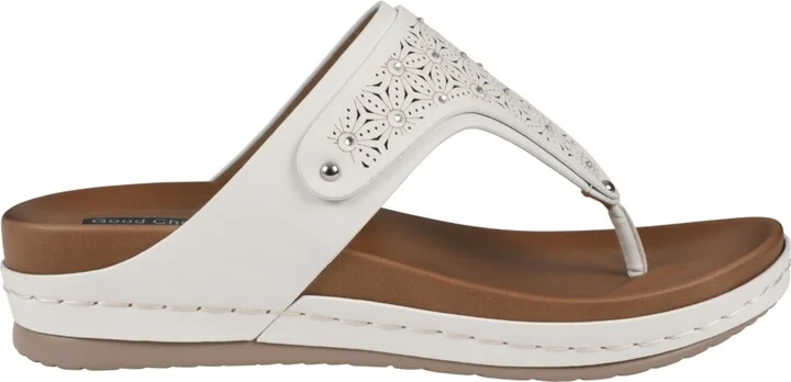 Gc Shoes Women's Tani Thong Wedge Sandals - Image 10