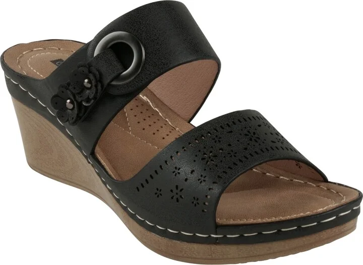 Gc Shoes Women's Theresa Comfort Wedge Sandals