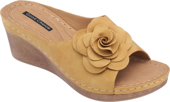 Gc Shoes Women's Tokyo Floral Wedge Sandals
