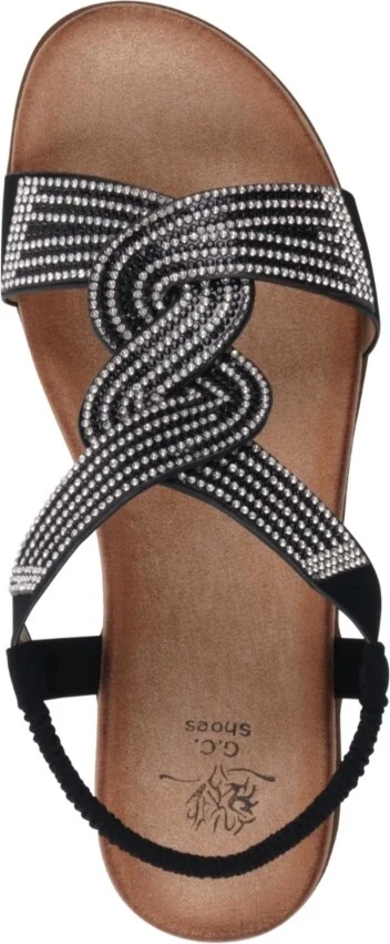 Gc Shoes Women's Viana Embellished Flat Sandals - Image 4