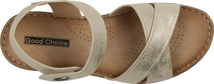 Gc Shoes Women's Vienna Crisscross Wedge Sandals - Image 4