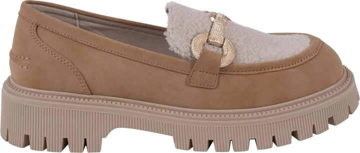 Gc Shoes Women's Vince Shearling Lug Sole Loafers - Image 2
