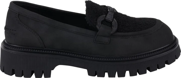 Gc Shoes Women's Vince Shearling Lug Sole Loafers - Image 6