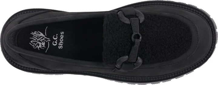 Gc Shoes Women's Vince Shearling Lug Sole Loafers - Image 8