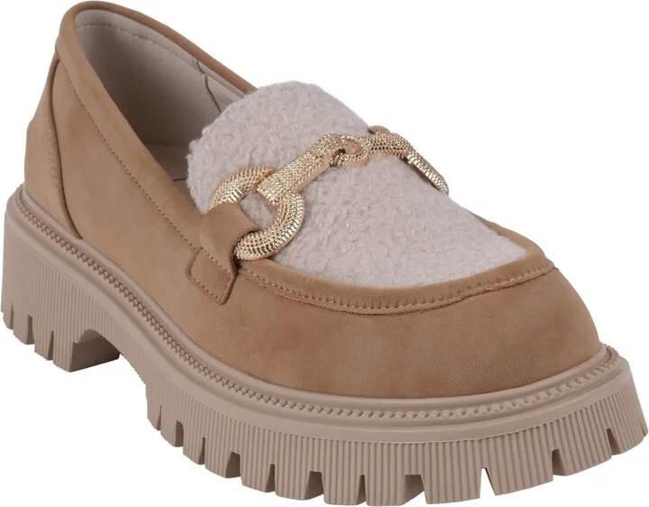 Gc Shoes Women's Vince Shearling Lug Sole Loafers