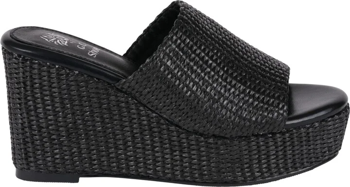 Gc Shoes Women's Vivica Espadrille Slide Wedge Sandals - Image 2
