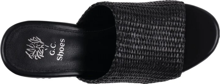 Gc Shoes Women's Vivica Espadrille Slide Wedge Sandals - Image 4