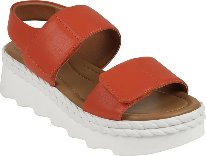 Gc Shoes Women's Voss Double Band Adjustable Strap Platform Sandals