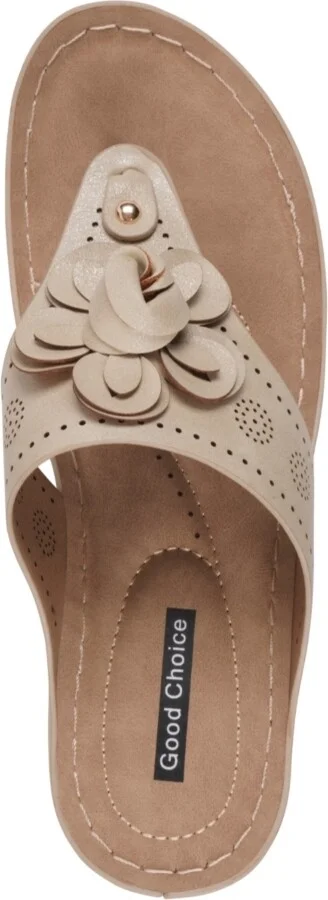 Gc Shoes Women's Willa Floral Wedge Sandals - Image 4