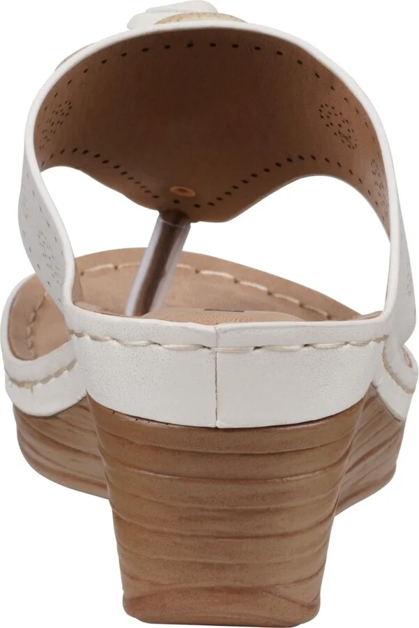 Gc Shoes Women's Willa Floral Wedge Sandals - Image 7