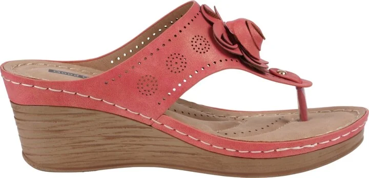 Gc Shoes Women's Willa Floral Wedge Sandals - Image 10