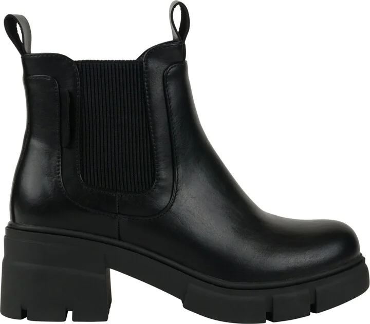 Gc Shoes Women's William Pull Tab Lug Sole Chelsea Booties - Image 2