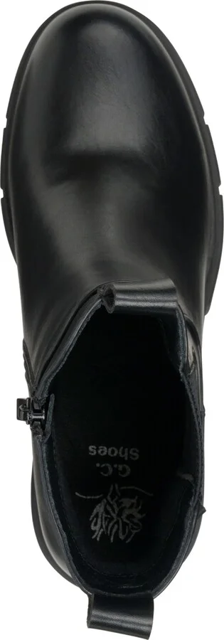 Gc Shoes Women's William Pull Tab Lug Sole Chelsea Booties - Image 4