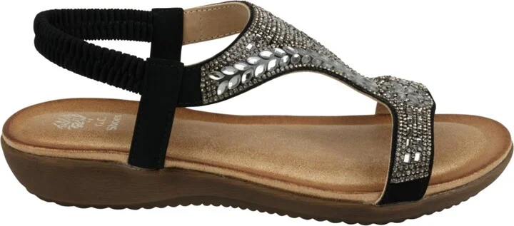Gc Shoes Women's Wynn Embellished Flat Sandals - Image 2