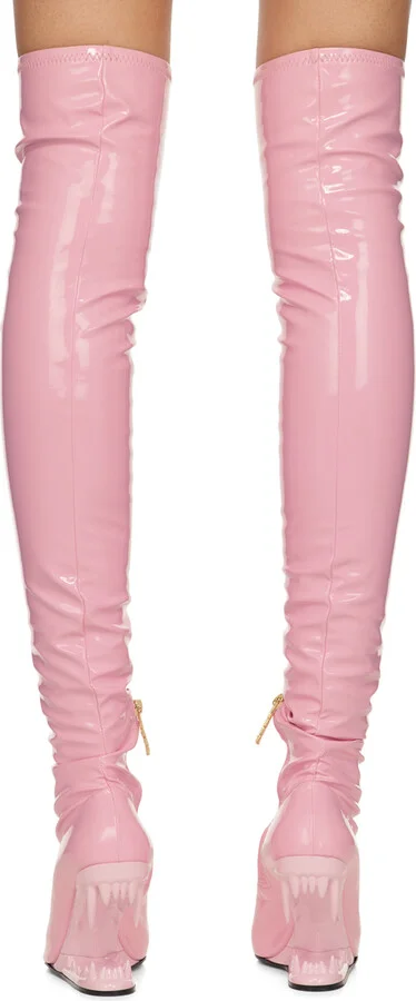 GCDS Pink Morso Boots - Image 2
