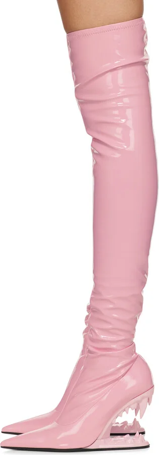 GCDS Pink Morso Boots - Image 3