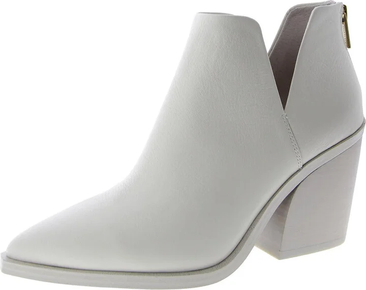 Gdgeta Womens Zipper Cut-Out Booties