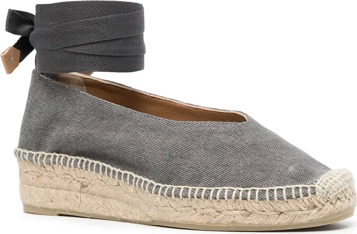 Gea ankle-tie wedge espadrilles - Image 2