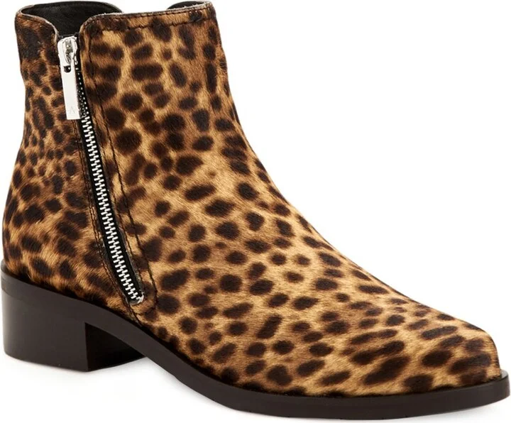 Geanna Calf-Hair Booties