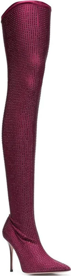 Gedebe Crystal Embellishment Heel Boots - Image 2