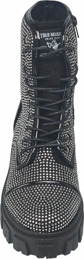 Gee Rhinestone Combat Boot - Image 4
