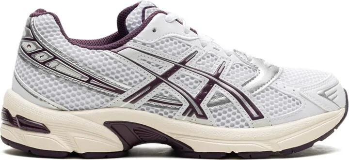 GEL-1130 "White/Deep Plum" sneakers