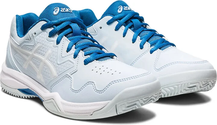 GEL-Dedicate 7 Clay 1042A168-405 Womens 9.5 Sky White Tennis Shoes EEE4249