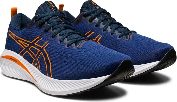 GEL-Excite 10 1011B600-401 Sneakers Mens US 14 Blue Running Shoes EEE4108