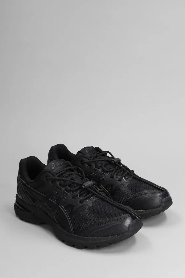 Gel-terrain Sneakers In Black Leather And Fabric - Image 2