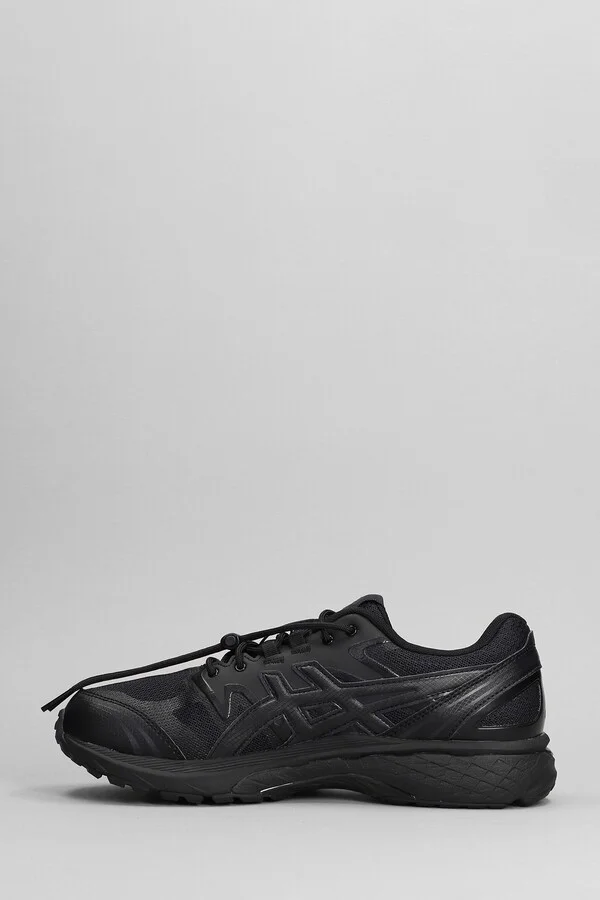 Gel-terrain Sneakers In Black Leather And Fabric - Image 3
