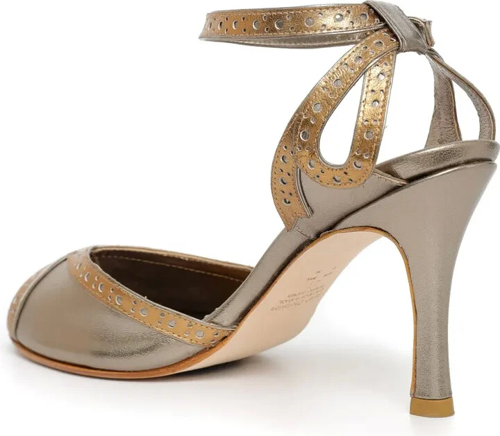 Gelee 75mm leather sandals - Image 3