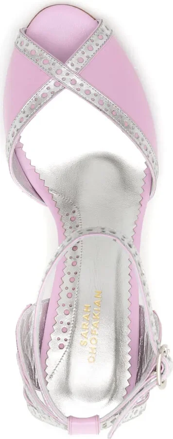Gellle 75mm leather sandals - Image 4