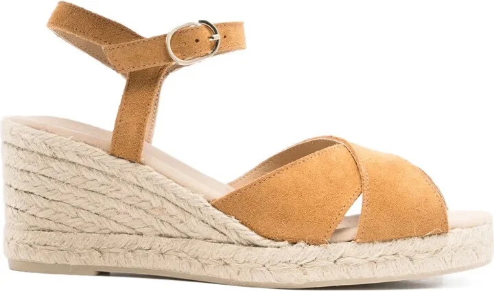 Gelsa ankle-strap wedge espadrilles