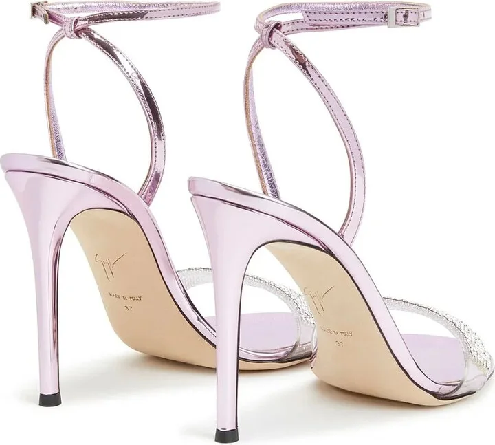 Gem-Detail High-Heeled Sandals - Image 3
