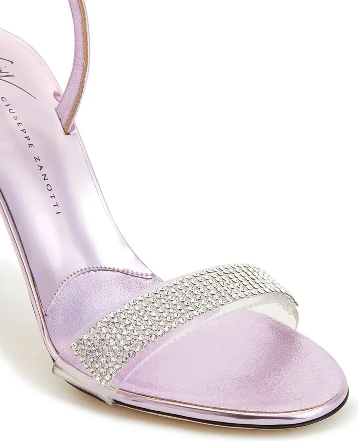 Gem-Detail High-Heeled Sandals - Image 4