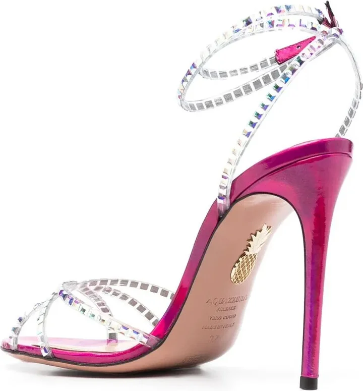 Gem-Embellished 110mm Heeled Sandals - Image 3