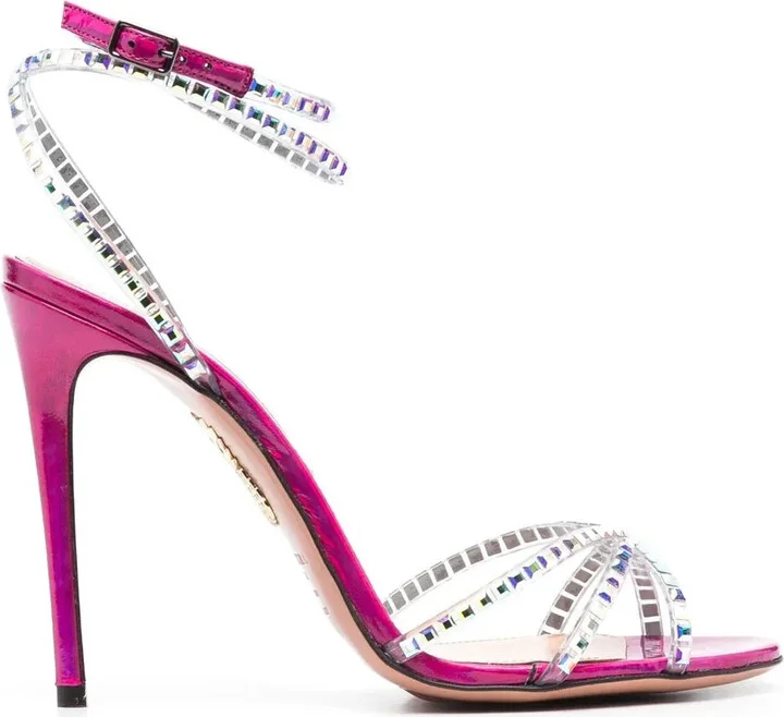 Gem-Embellished 110mm Heeled Sandals