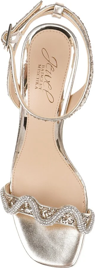 Gem Glitter Ankle Strap Sandal - Image 5