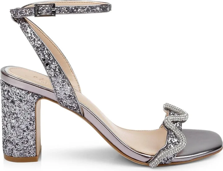 Gem Glitter Ankle Strap Sandal - Image 10