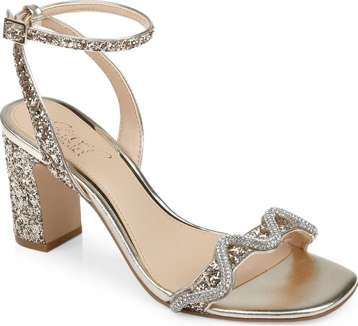 Gem Glitter Ankle Strap Sandal