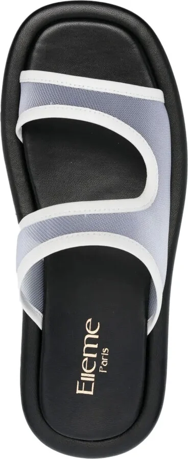 Gemini leather mesh slides - Image 4