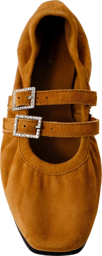 Gemini Rhinestone Buckle Ballet Flat - Image 5