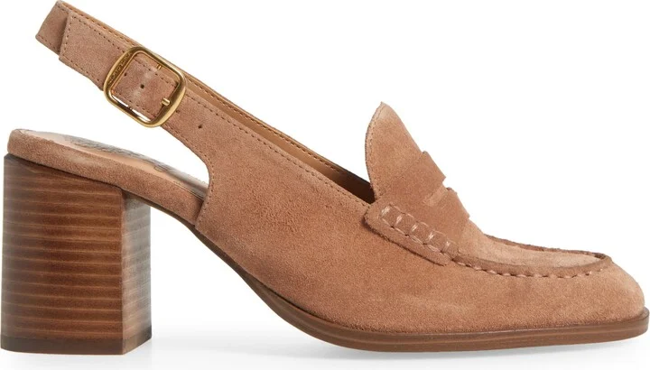 Gemma Suede Loafer Pump - Image 3