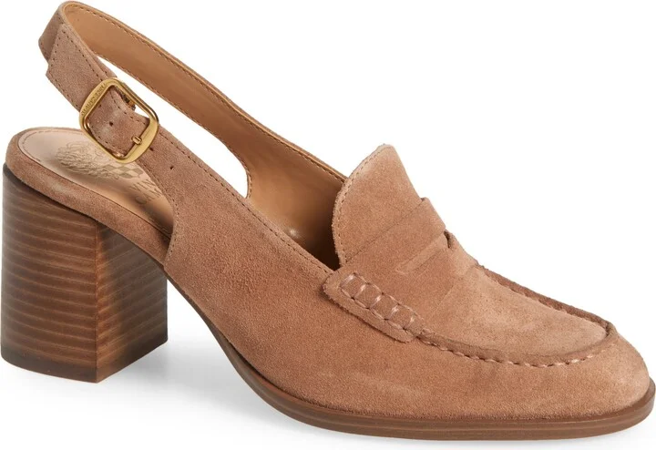 Gemma Suede Loafer Pump