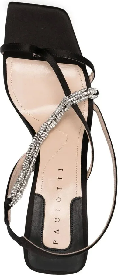 Gemstone-Detailed Mid-Heel Sandals - Image 4