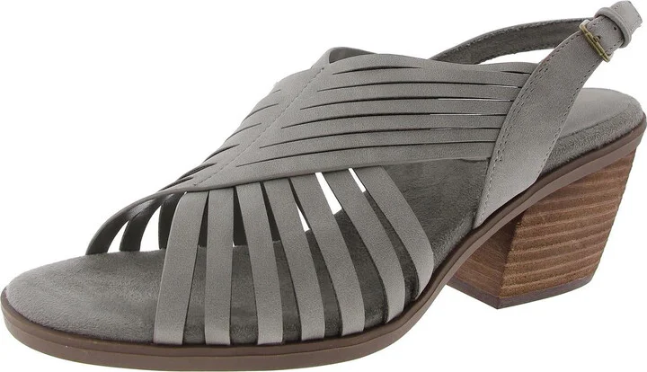 Gena Womens Faux Suede Ankle Strap Strappy Sandals